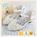 boutique classical party shoes wedding shose beaded pearl shoes